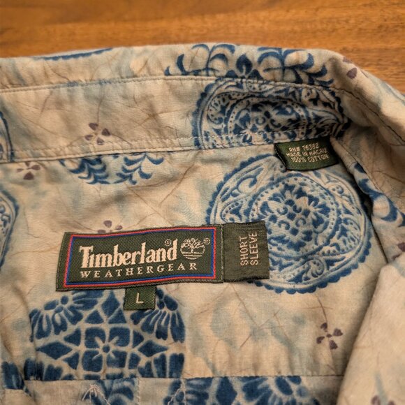 Vintage Timberland Apparel - Short Sleeve Button Up - Picture 4 of 5
